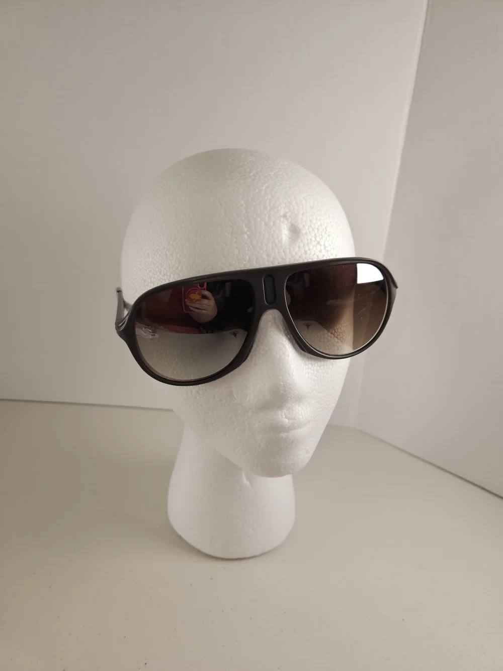 Vintage ABC Sports Men's Dark Brown Gradient Aviator Sunglasses